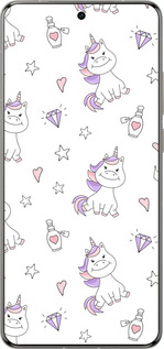 Силиконовый чехол Единорожка v2 для Vivo X200 PRO - 4703u-3883 изображение 