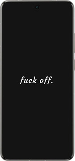 Силиконовый чехол Fuck off для Vivo X200 PRO - 4731u-3883 изображение 