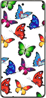 Силиконовый чехол Красочные мотыльки для Vivo X200 PRO - 4761u-3883 изображение 