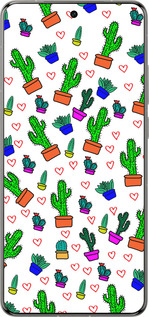 Силіконовий чехол Кактуси 4 для Vivo X200 PRO - 4856u-3883 изображение 
