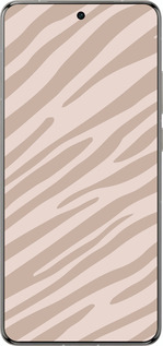 Силіконовий чехол Зебра беж для Vivo X200 PRO - 4875u-3883 изображение 