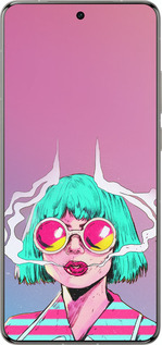Силиконовый чехол Поп арт девушка для Vivo X200 PRO - 5378u-3883 изображение 
