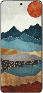 Силіконовий чехол Захід гори для Vivo X200 PRO - 5434u-3883 изображение 