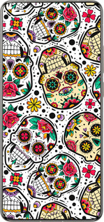 Силіконовий чехол Черепи для Vivo X200 PRO - 5471u-3883 изображение 