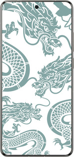 Силіконовий чехол Дракон для Vivo X200 PRO - 5476u-3883 изображение 