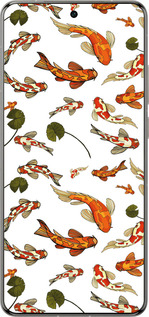 Силиконовый чехол Рыбы Кои для Vivo X200 PRO - 5535u-3883 изображение 