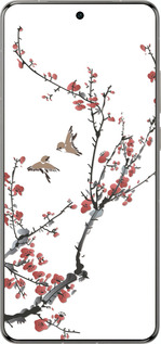 Силиконовый чехол Сакура v2 для Vivo X200 PRO - 5538u-3883 изображение 