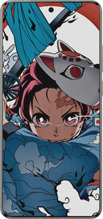 Силіконовий чехол Танджиро Камадо для Vivo X200 PRO - 5574u-3883 изображение 