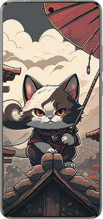 Силиконовый чехол Япония - кот на крыше для Vivo X200 PRO - 5582u-3883 изображение 