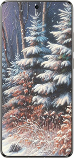 Силиконовый чехол Зимний пейзаж для Vivo X200 PRO - 5814u-3883 изображение 