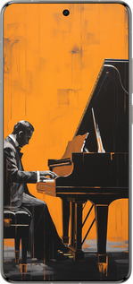 Силиконовый чехол Чехол для телефона Мужчина за Роялем для Vivo X200 PRO - 5938u-3883 изображение 