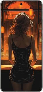 Силіконовий чехол Чохол для телефону Дівчина в барі для Vivo X200 PRO - 5947u-3883 изображение 