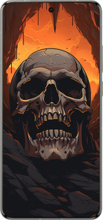 Силиконовый чехол Череп в пещере для Vivo X200 PRO - 5959u-3883 изображение 