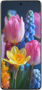 Силиконовый чехол Весенние цветы для Vivo X200 PRO - 6058u-3883 изображение 