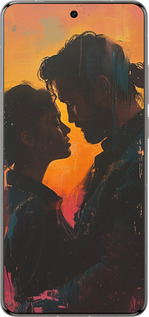 Силиконовый чехол Любовь на полотне для Vivo X200 PRO - 6067u-3883 изображение 