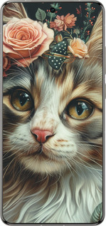 Силиконовый чехол Cats and flowers для Vivo X200 PRO - 6069u-3883 изображение 