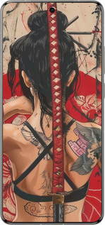 Силиконовый чехол Тайна катаны для Vivo X200 PRO - 6074u-3883 изображение 