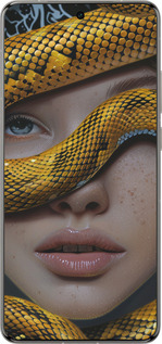 Силіконовий чехол Обійми змії для Vivo X200 PRO - 6081u-3883 изображение 