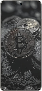 Силіконовий чехол Black Bitcoin для Vivo X200 PRO - 6090u-3883 изображение 