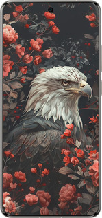 Силіконовий чехол Квітковий вартовий для Vivo X200 PRO - 6102u-3883 изображение 