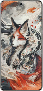 Силіконовий чехол Дух кицуне для Vivo X200 PRO - 6107u-3883 изображение 