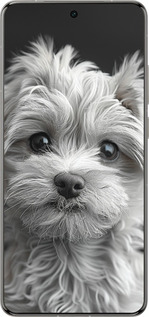 Силиконовый чехол Мальтипу на чорном фоне для Vivo X200 PRO - 6156u-3883 изображение 