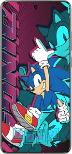 Силиконовый чехол Соник для Vivo X200 PRO - 6284u-3883 изображение 