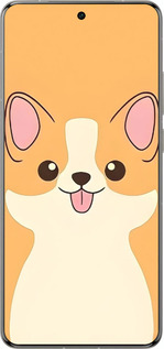 Силіконовий чехол Милый пес для Vivo X200 PRO - 6296u-3883 изображение 