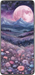 Силіконовий чехол Ніч місяць арт для Vivo X200 PRO - 6319u-3883 изображение 