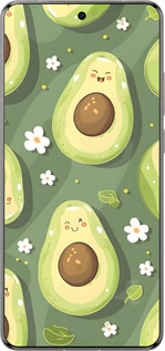 Силіконовий чехол Авокадо для Vivo X200 PRO - 6380u-3883 изображение 