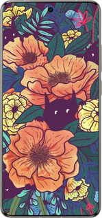 Силіконовий чехол Із зображенням польових квітів для Vivo X200 PRO - 6419u-3883 изображение 