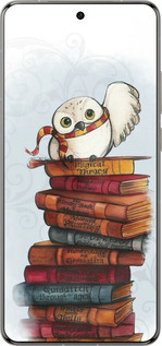 Силіконовий чехол Сова та книги для Vivo X200 PRO - 6436u-3883 изображение 