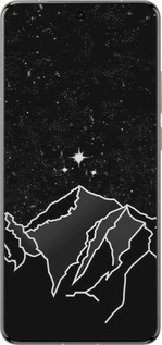 Силіконовий чехол Мінімалістичний гірський краєвид для Vivo X200 PRO - 6438u-3883 изображение 