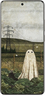 Силиконовый чехол Иллюстрация призрак в капусте для Vivo X200 PRO - 6440u-3883 изображение 