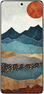 Силіконовий чехол захід сонця для Vivo X200 PRO - 6475u-3883 изображение 