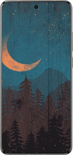 Силіконовий чехол Зоряний ліс для Vivo X200 PRO - 6480u-3883 изображение 