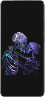 Силіконовий чехол Із зображенням скелета для Vivo X200 PRO - 6537u-3883 изображение 