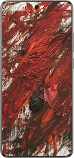 Силіконовий чехол Абстрактна композиція в червоних тонах для Vivo X200 PRO - 6541u-3883 изображение 