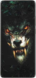 Силиконовый чехол Дьявольский волк для Vivo X200 PRO - 833u-3883 изображение 