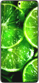 Силиконовый чехол Зелёные дольки лимона для Vivo X200 PRO - 852u-3883 изображение 