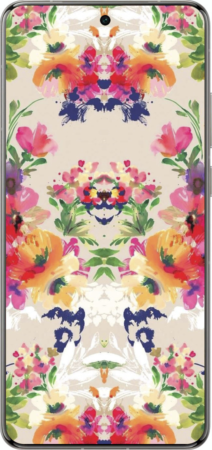 Силіконовий чехол Квітковий візерунок для Vivo X200 PRO - 1083u-3883 изображение 