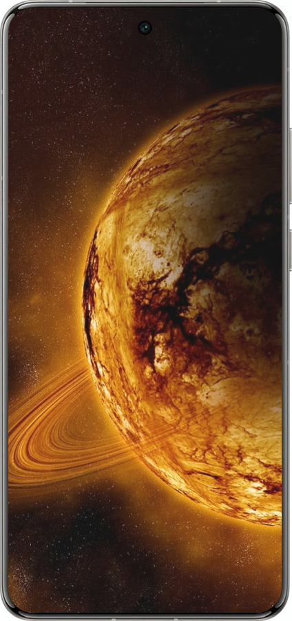 Силиконовый чехол Жёлтый Сатурн для Vivo X200 PRO - 170u-3883 изображение 