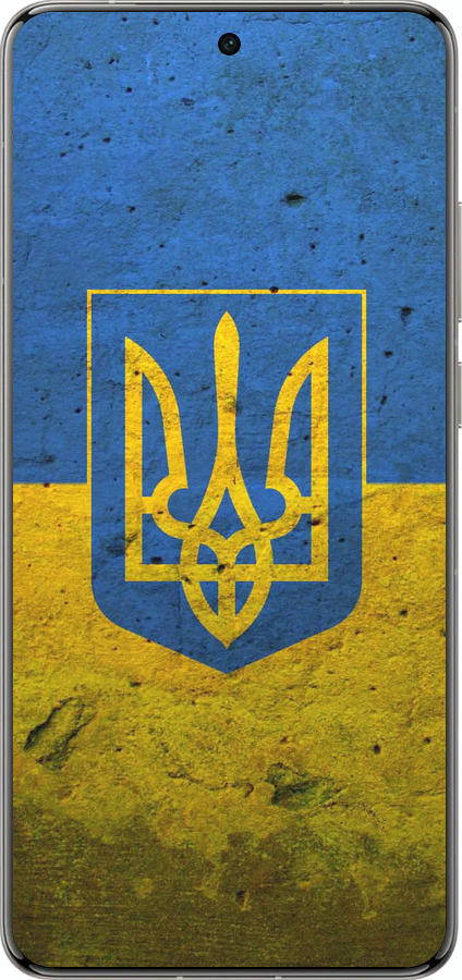 Силіконовий чехол Прапор і герб України 2 для Vivo X200 PRO - 378u-3883 изображение 