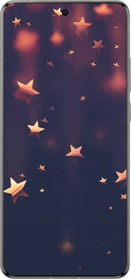 Силіконовий чехол Падаючі зірки для Vivo X200 PRO - 3974u-3883 изображение 