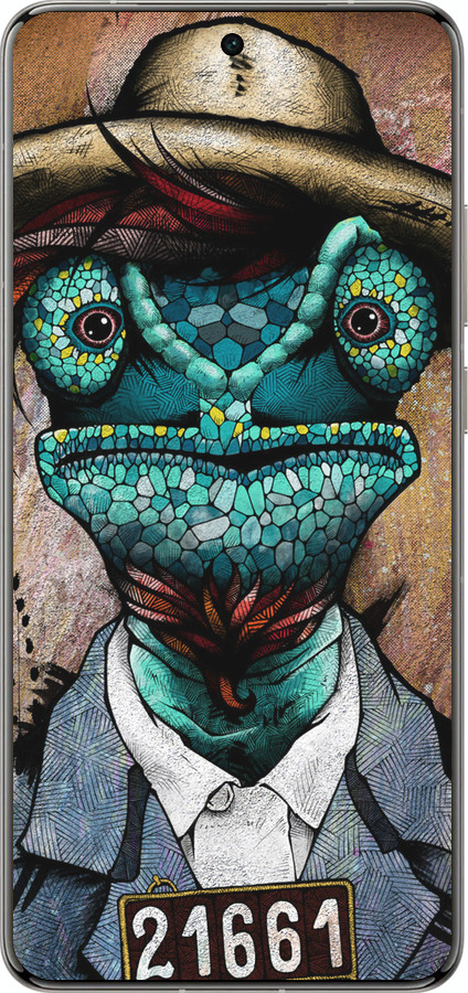 Силиконовый чехол Хамелеон в розыске для Vivo X200 PRO - 4030u-3883 изображение 