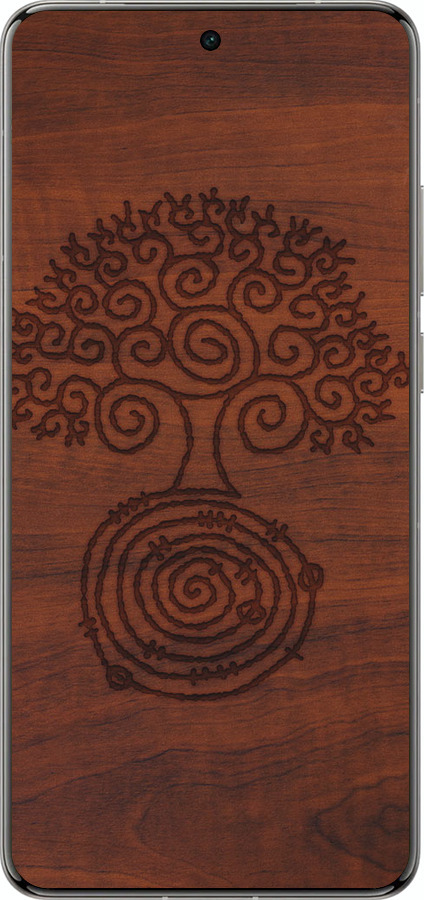 Силиконовый чехол Узор дерева для Vivo X200 PRO - 4119u-3883 изображение 