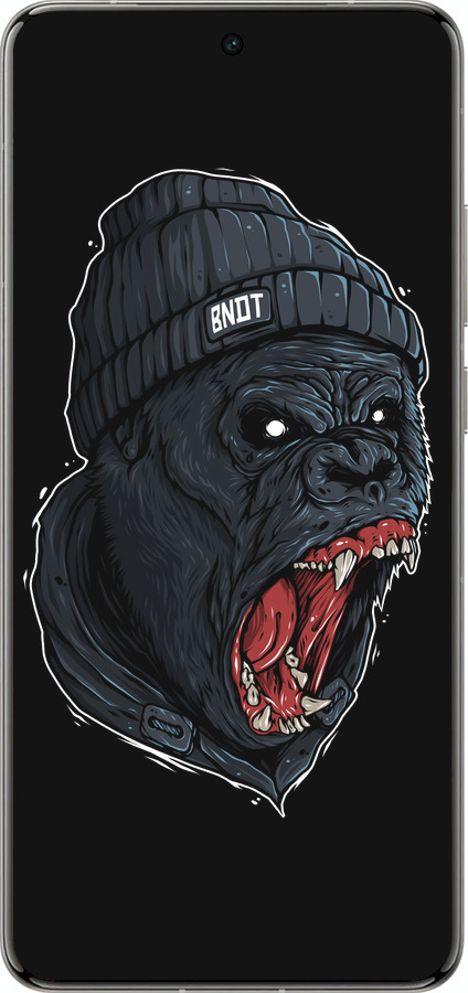 Силиконовый чехол Обезьяна в ярости для Vivo X200 PRO - 4137u-3883 изображение 