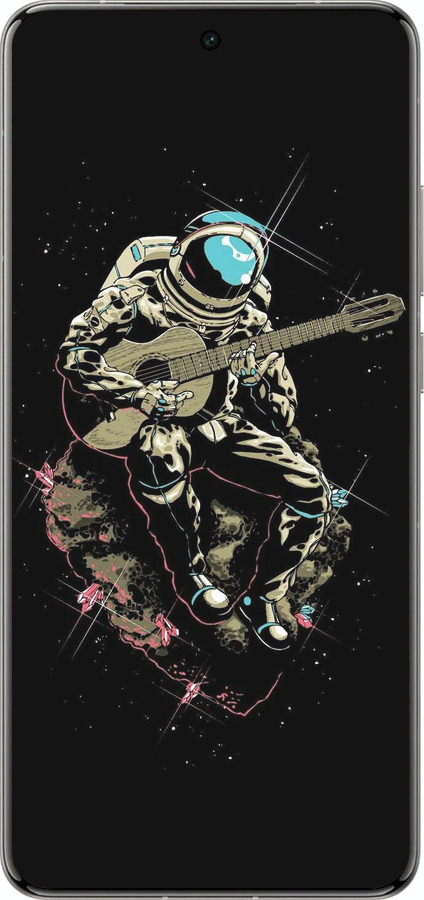 Силіконовий чехол Космонавт с гітарою для Vivo X200 PRO - 4138u-3883 изображение 