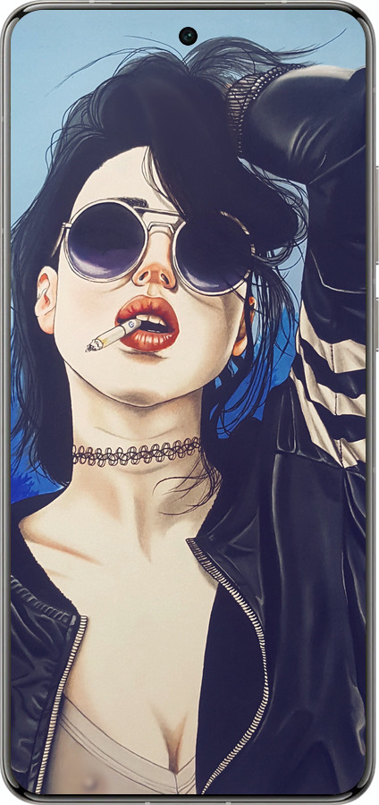 Силіконовий чехол Дівчина на стилі для Vivo X200 PRO - 4151u-3883 изображение 