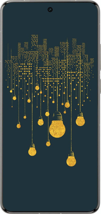 Силиконовый чехол Иллюстрация ночного города для Vivo X200 PRO - 4162u-3883 изображение 